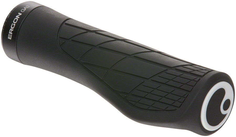 Ergon GA3 Grips - Black, Lock-On, Large