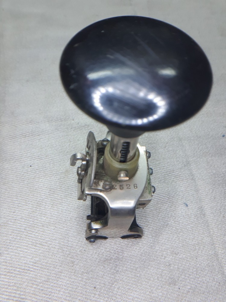 USSR Customs Date Stamp Automatic Numbering Machine, 6 Wheels/Digits