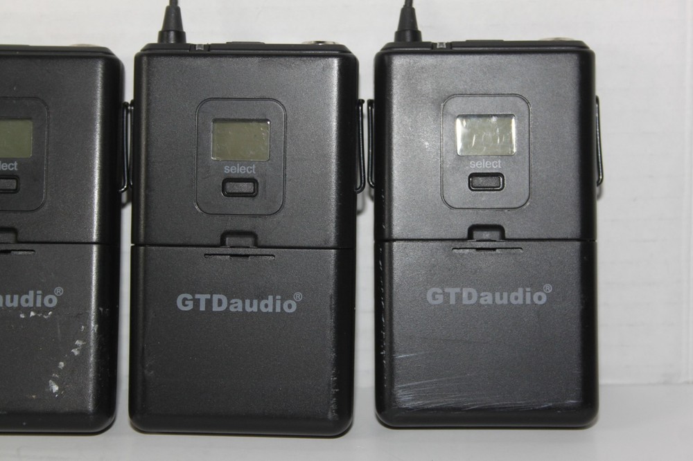 Lot of 7 GTD Audio Transmitter Untested