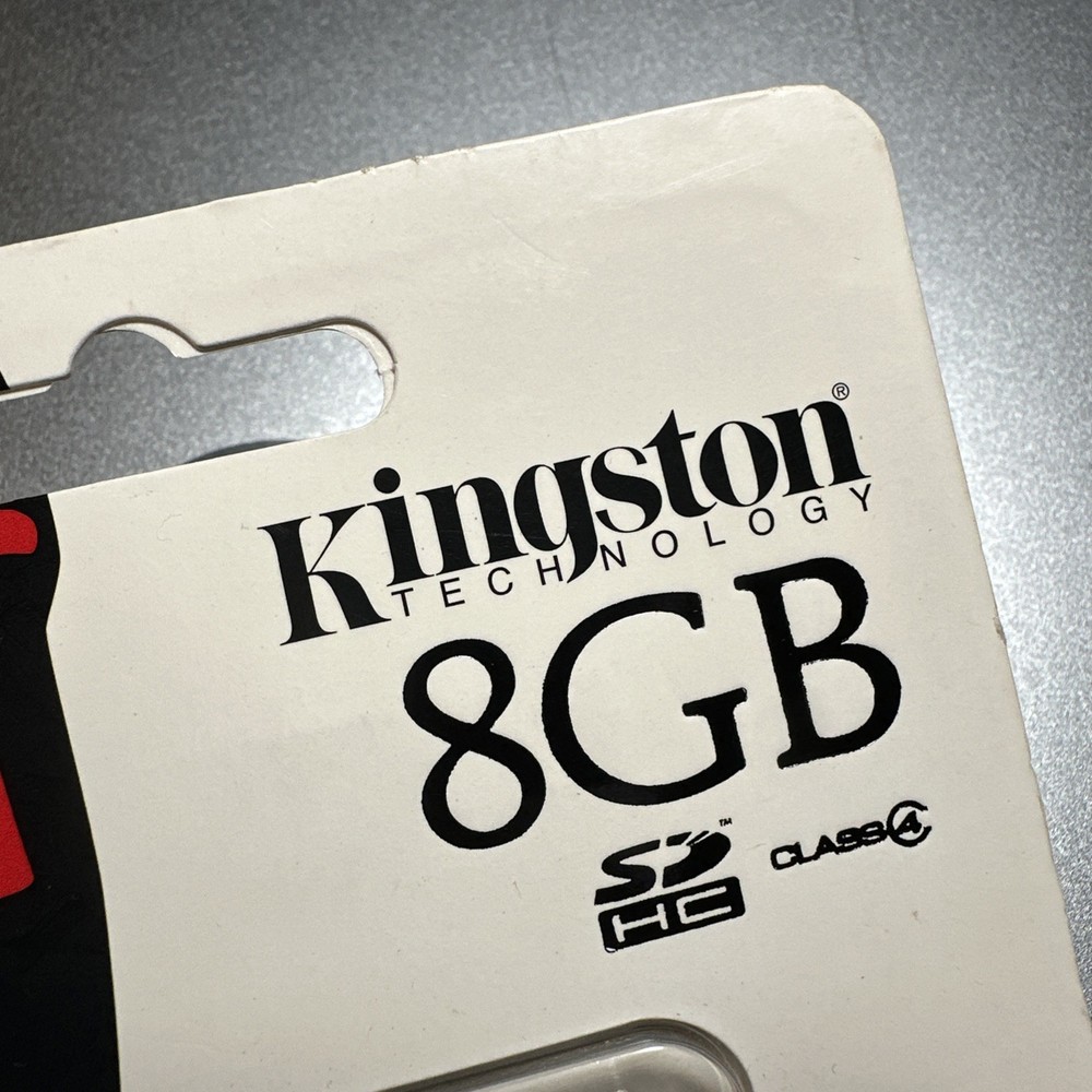 Kingston 8GB SDHC MEMORY CARD Class 4