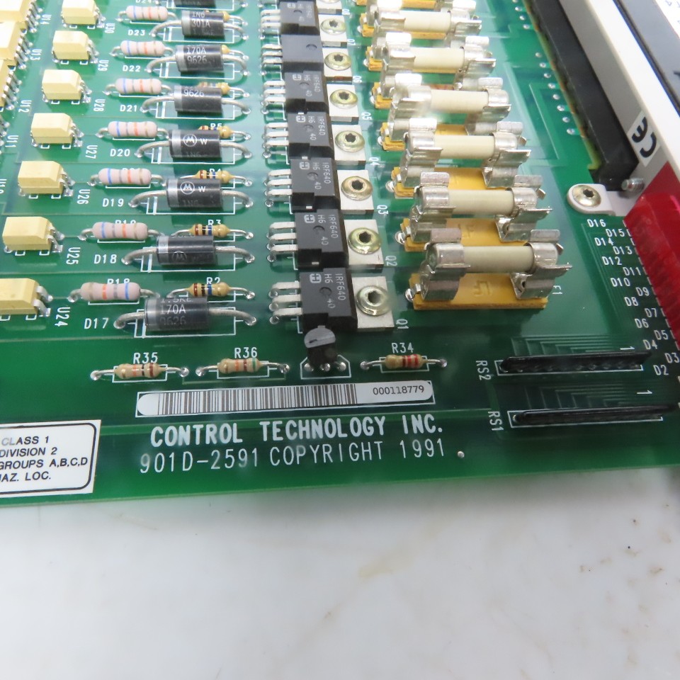 Control Technology 901C-2591 16 Pin Isolated Output Module Card