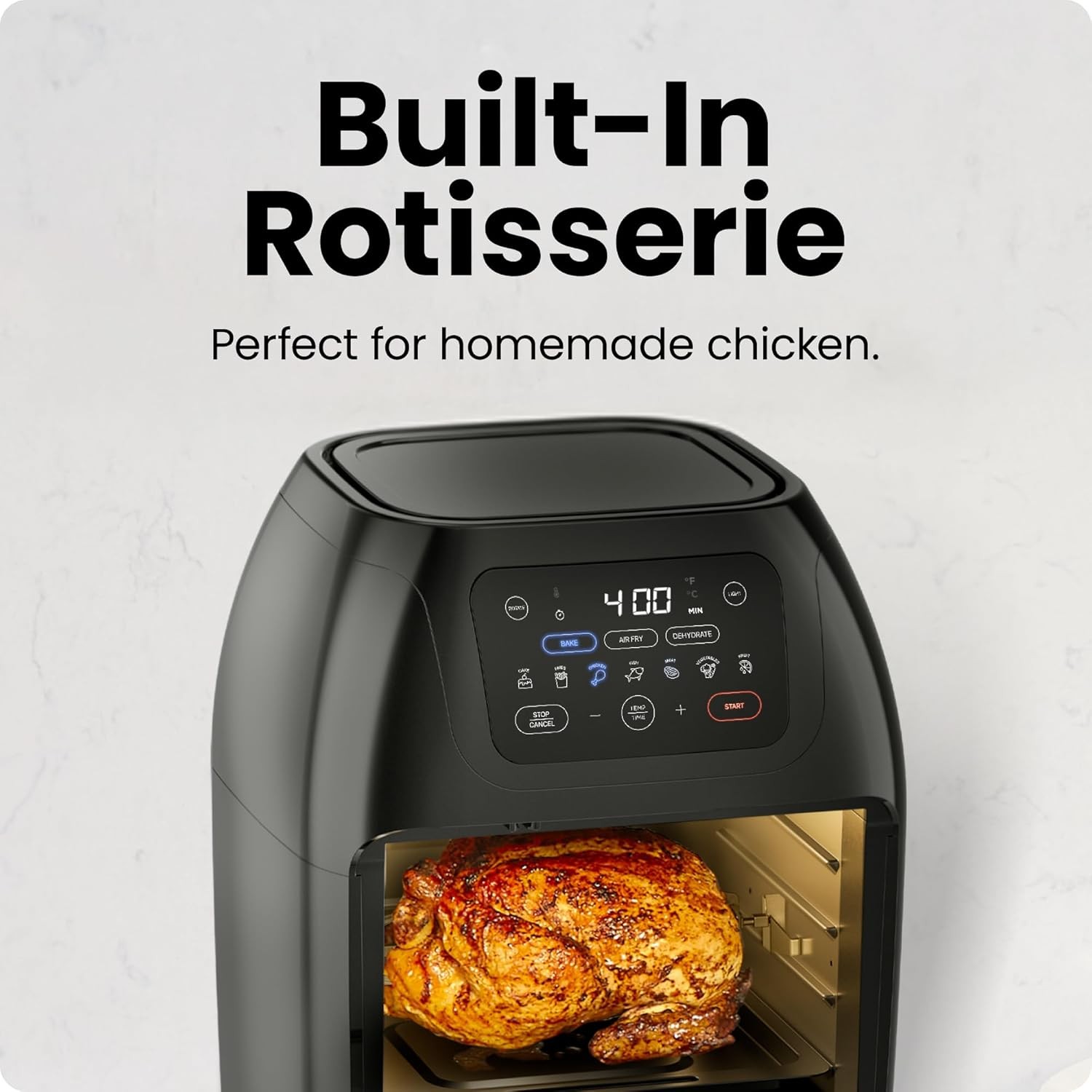 CHEFMAN 10QT Multifunctional Digital Air Fryer+ Rotisserie Dehydrator (Open Box)