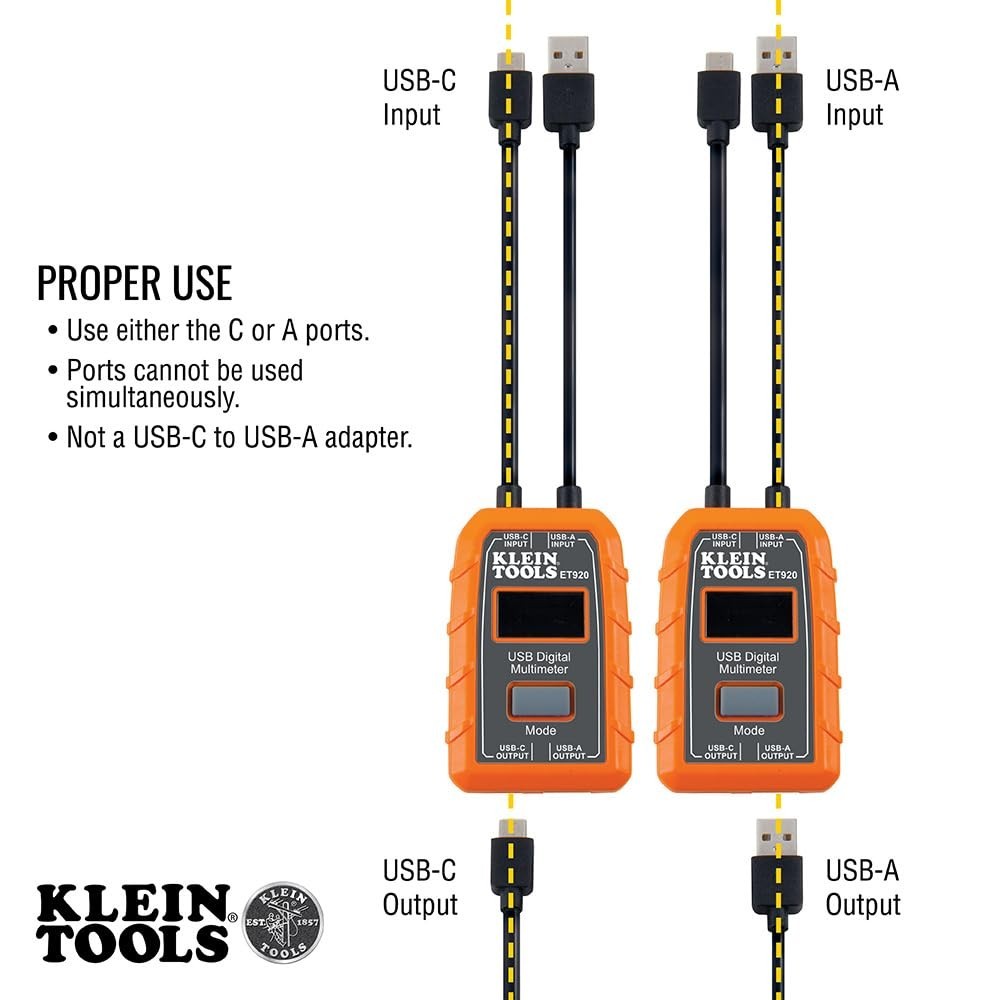 Compact USB Power Meter with Overload Detection - Ideal for Tech Professionals