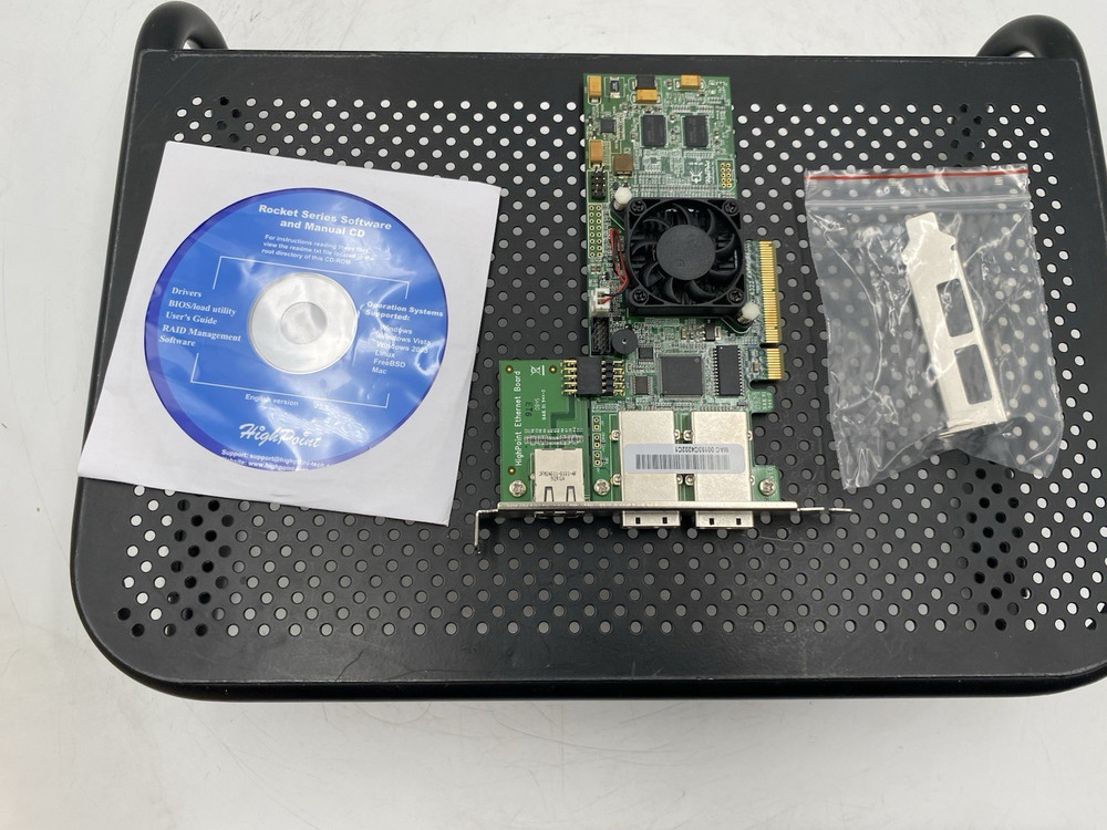 HIGHPOINT ROCKETRAID 4322 EXTERNAL 8-CH PCI-E x8 SAS RAID CONTROLLER