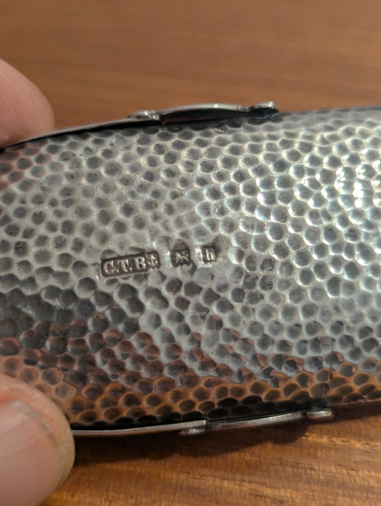 Antique Sterling Silver Spectacle Case Full Hallmarks Birmingham