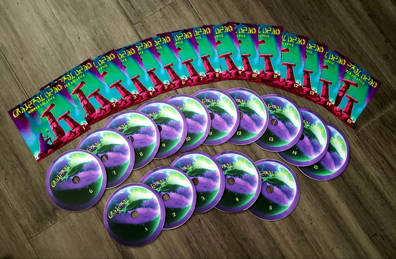 GRATEFUL DEAD WINTER SOLTICE 15 CDs featuring OVER 16 HOURS OF MUSIC