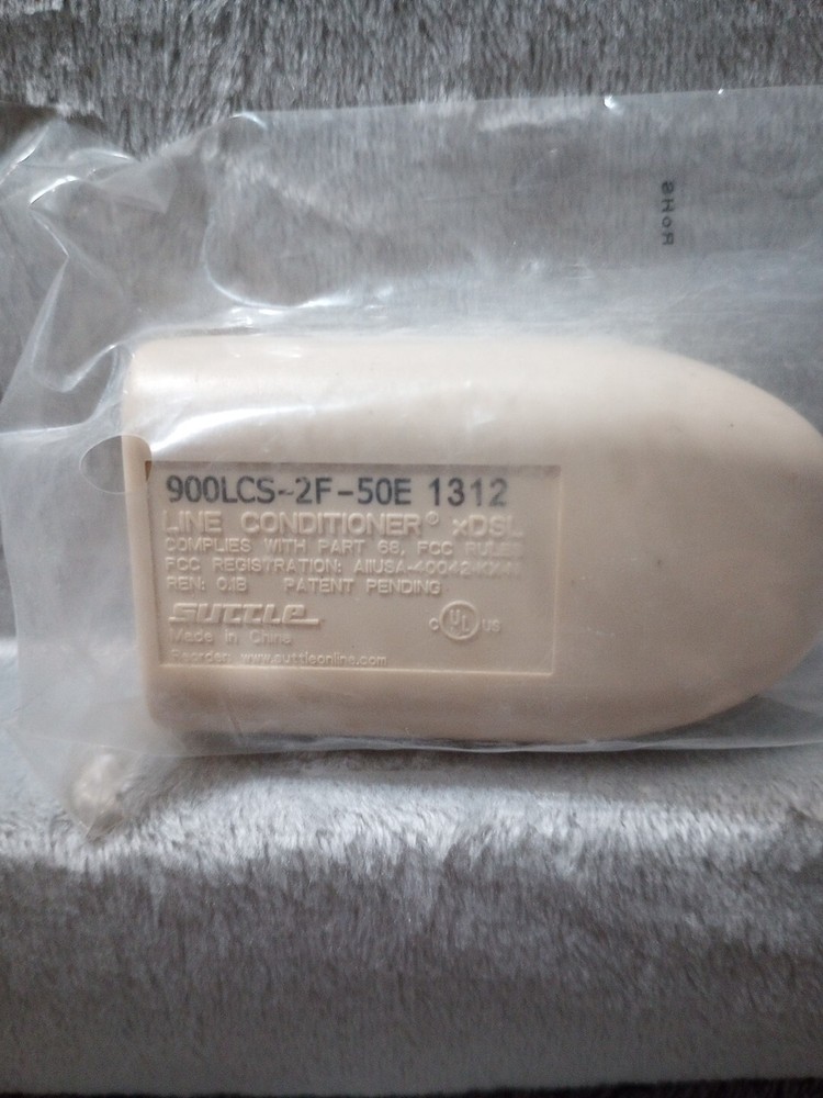 SUTTLE 900LCS-2F-50E SINGLE phone LINE INLINE DSL FILTER CONDITIONER splitr jack
