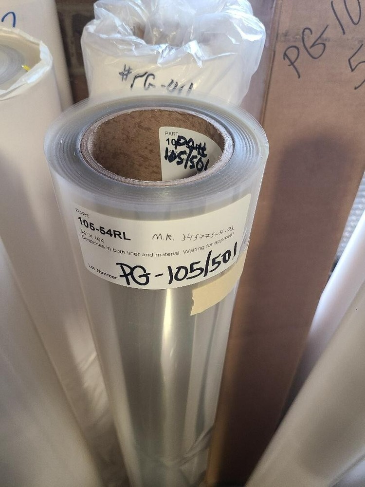 2.0mil Gloss Clear Polyester Self-Adhesive Laminate