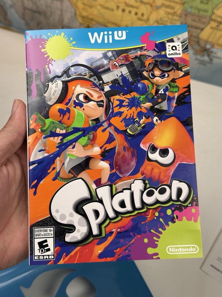❌CASE ONLY Splatoon Wii Case + Insert