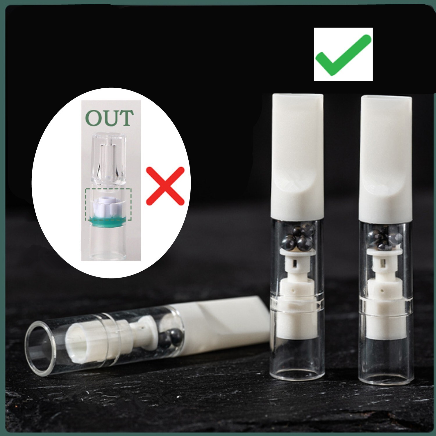 100 Pc Filter Cigarette Tube Smoking Filters Tube Cigarette Tobacco 4-8 Usage