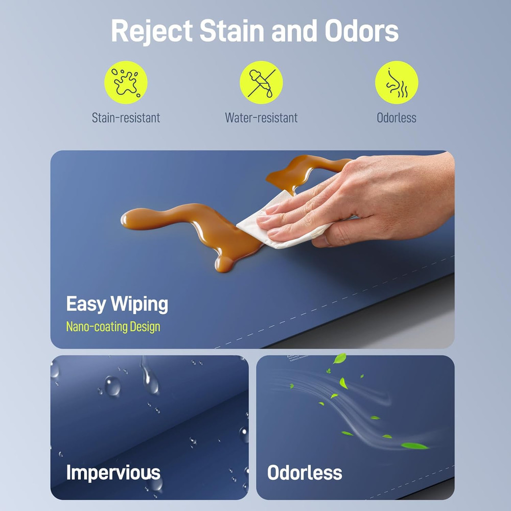 Rapid Heating Food Warming Mat - 8 Temp Settings, Auto-Off, Easy Clean