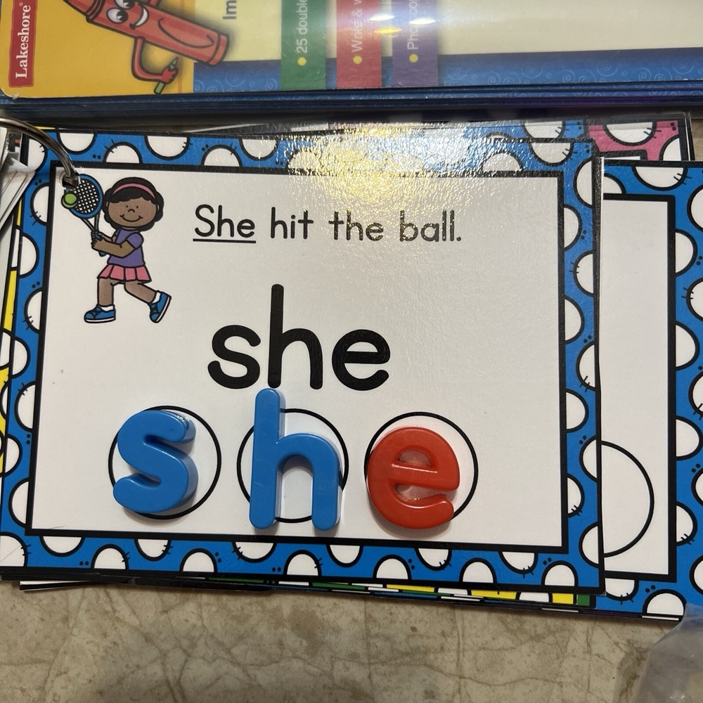 Lakeshore Write & Wipe Sight-Words Practice Cards
