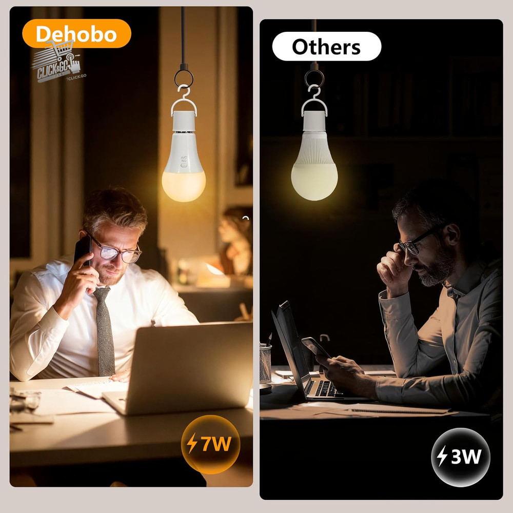Rechargeable LED Bulb E27 With Timing Function - LED Battery Operated Lights