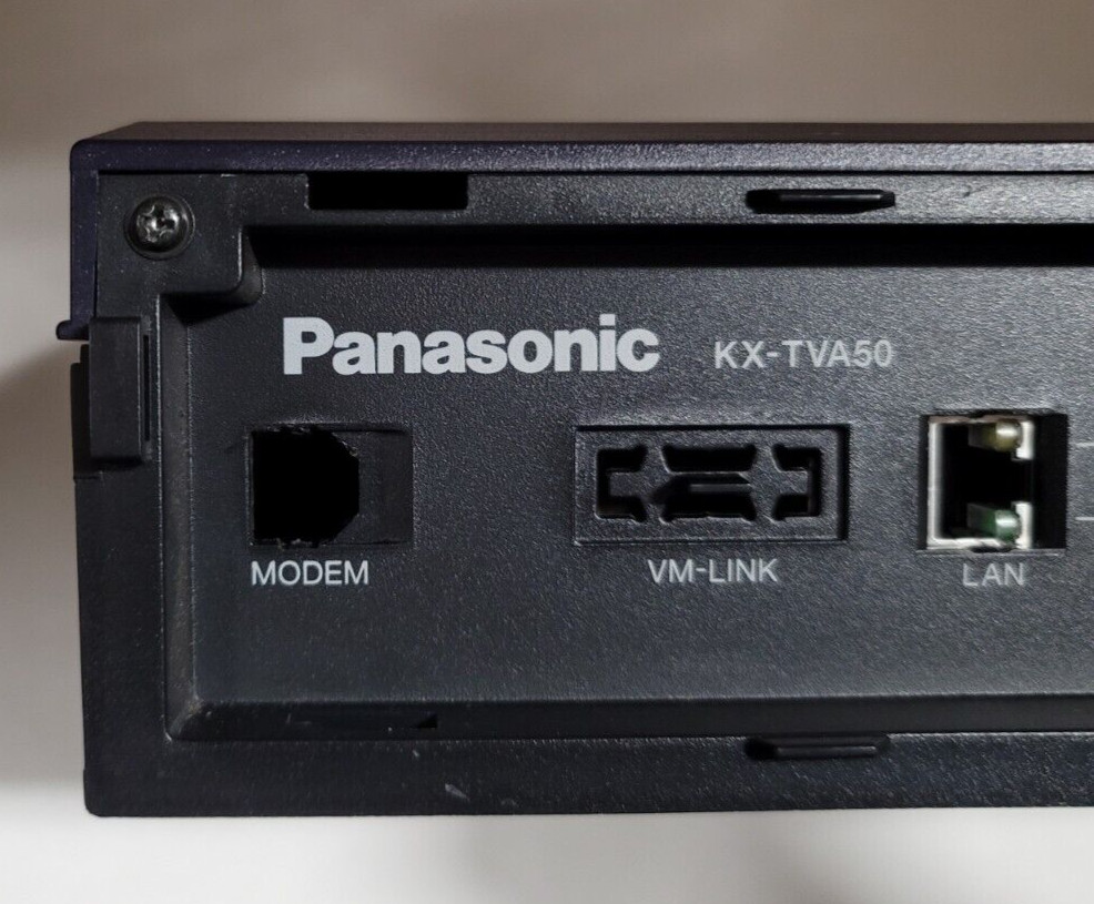 Panasonic KX-TVA50 Voice Mail Voice Processing System