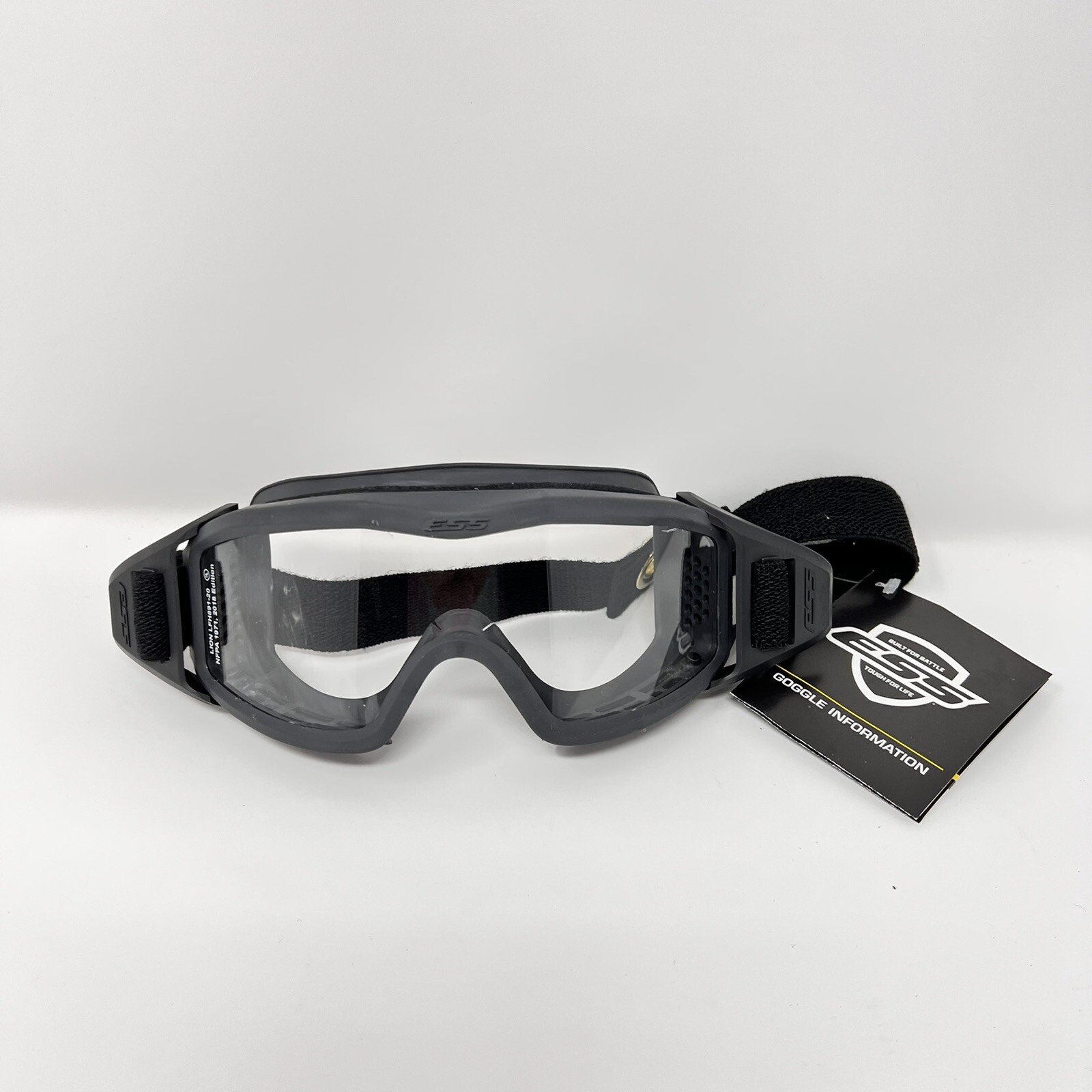 NEW ESS BY OAKLEY FIRE PRO 1971 GOGGLES LION EE71014-01 NFPA EYE PROTECTION UL