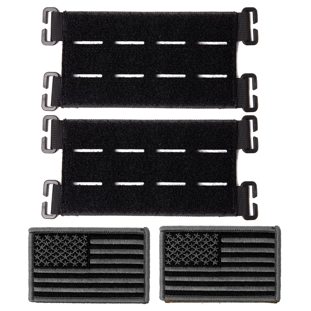 Molle Patch Panel with Laser Cutting Loop, Molle Patch Display Holder for Bac...