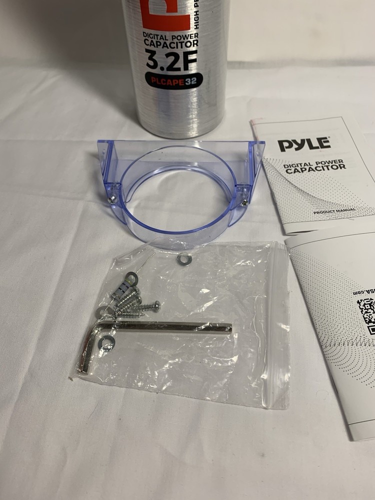 Pyle 3.2 Farad Digital Power Capacitor High Performance Car Audio Accessory