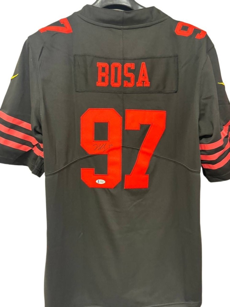 Nick Bosa Signed Autographed Jersey Size M BAS COA