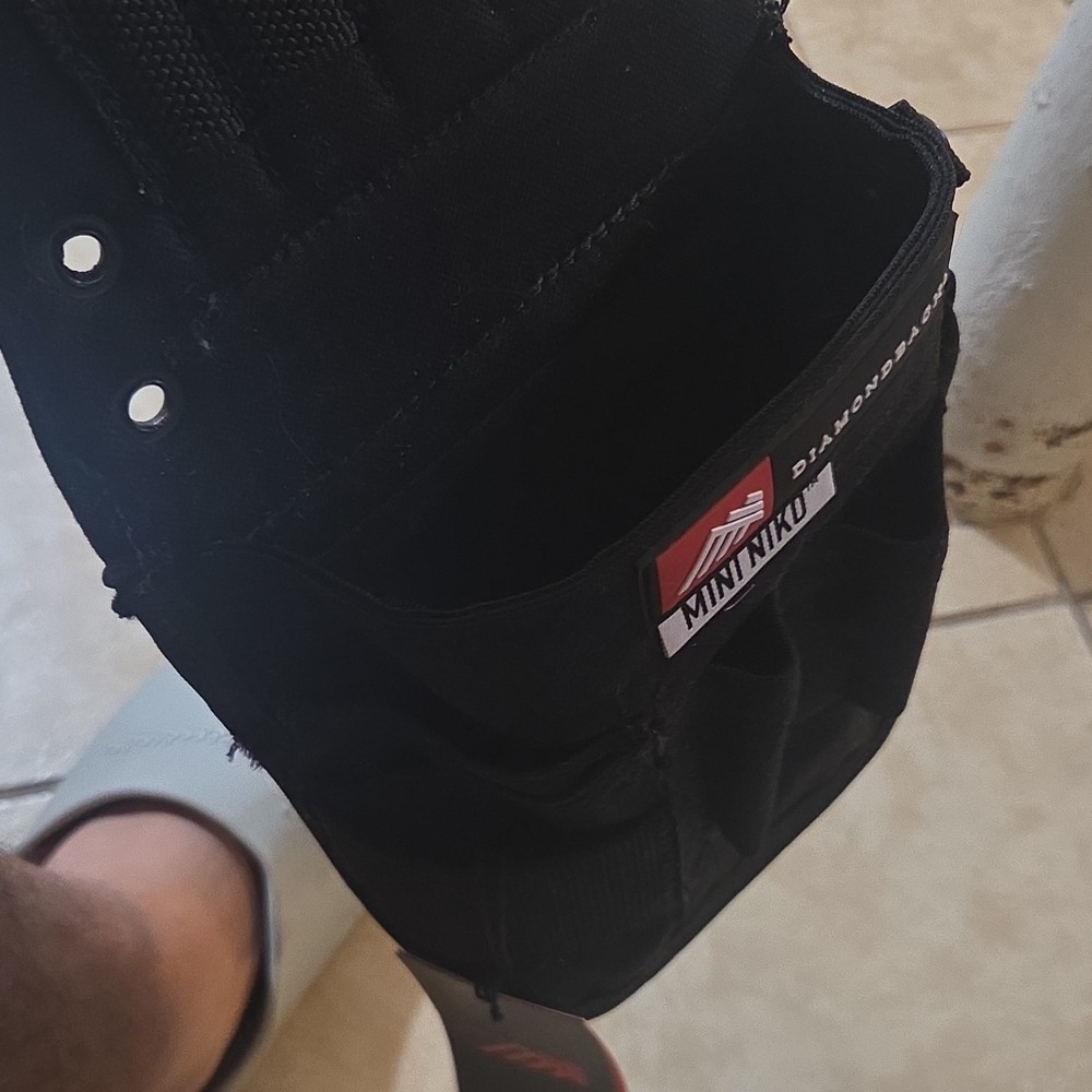 Diamondback Mini Niko Tool Pouch, Small Fabric Multiple Pockets Black