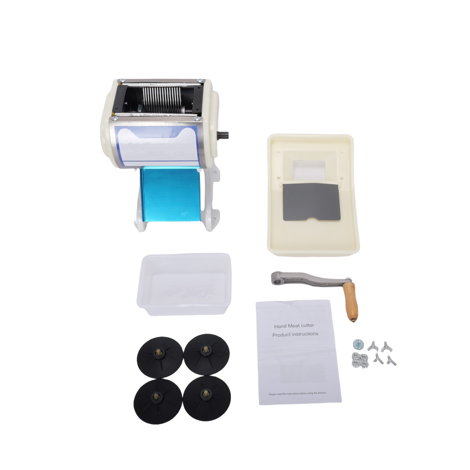 Fresh Meat Cutting Machine Stainless Steel Manual Meat Cutter Slicer 3.5mm Blade