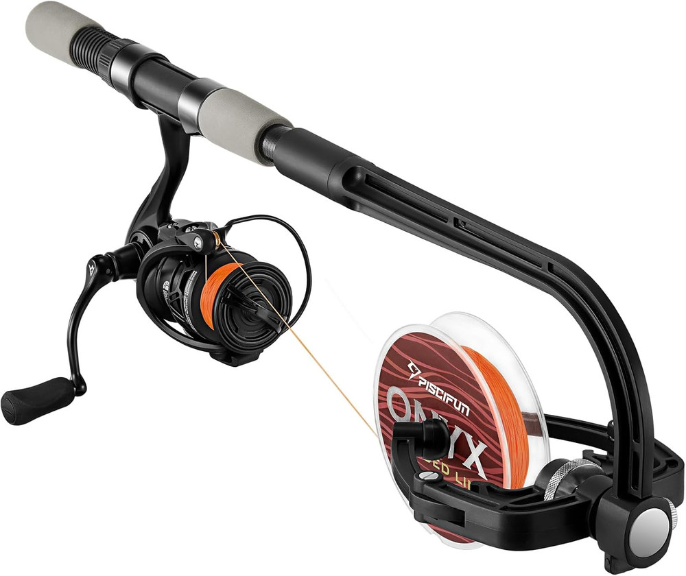 Automatic Fishing Line Winder Spooler System for Spinning Reels