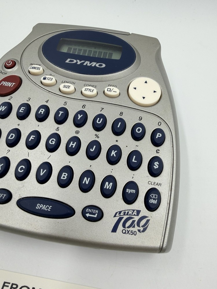 Dymo LetraTag QX50 Label Printer Machine Maker Electronic Working