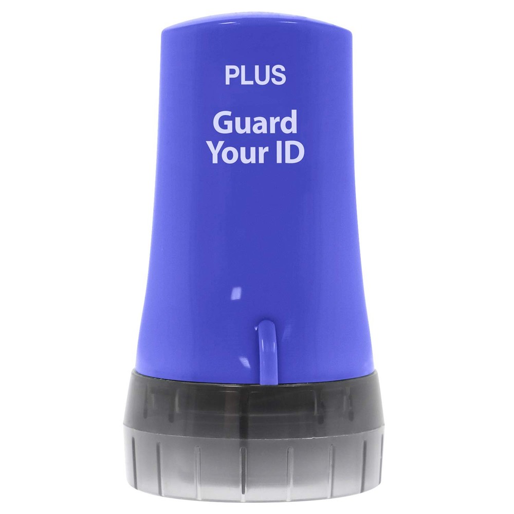 Identity Theft Prevention Security Stamp Advanced Roller 2.0 Blue