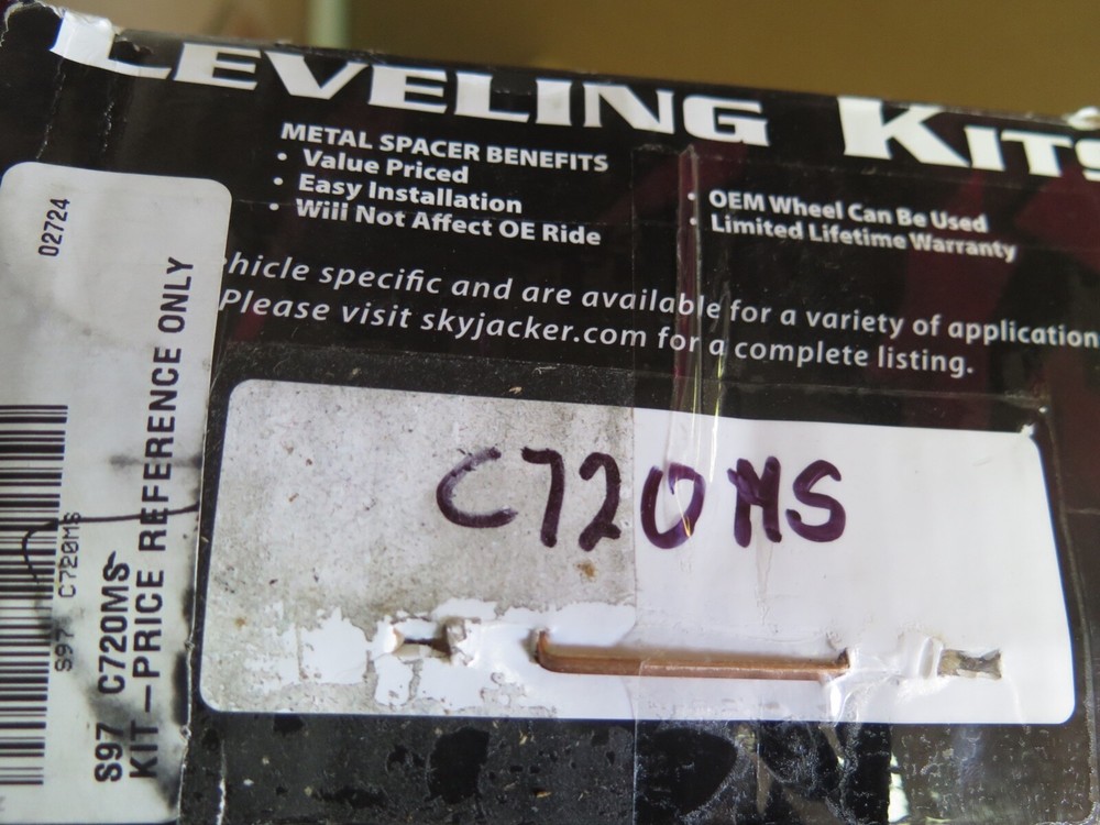 Suspension Leveling Kit-4WD Skyjacker C720MS (1-B2)