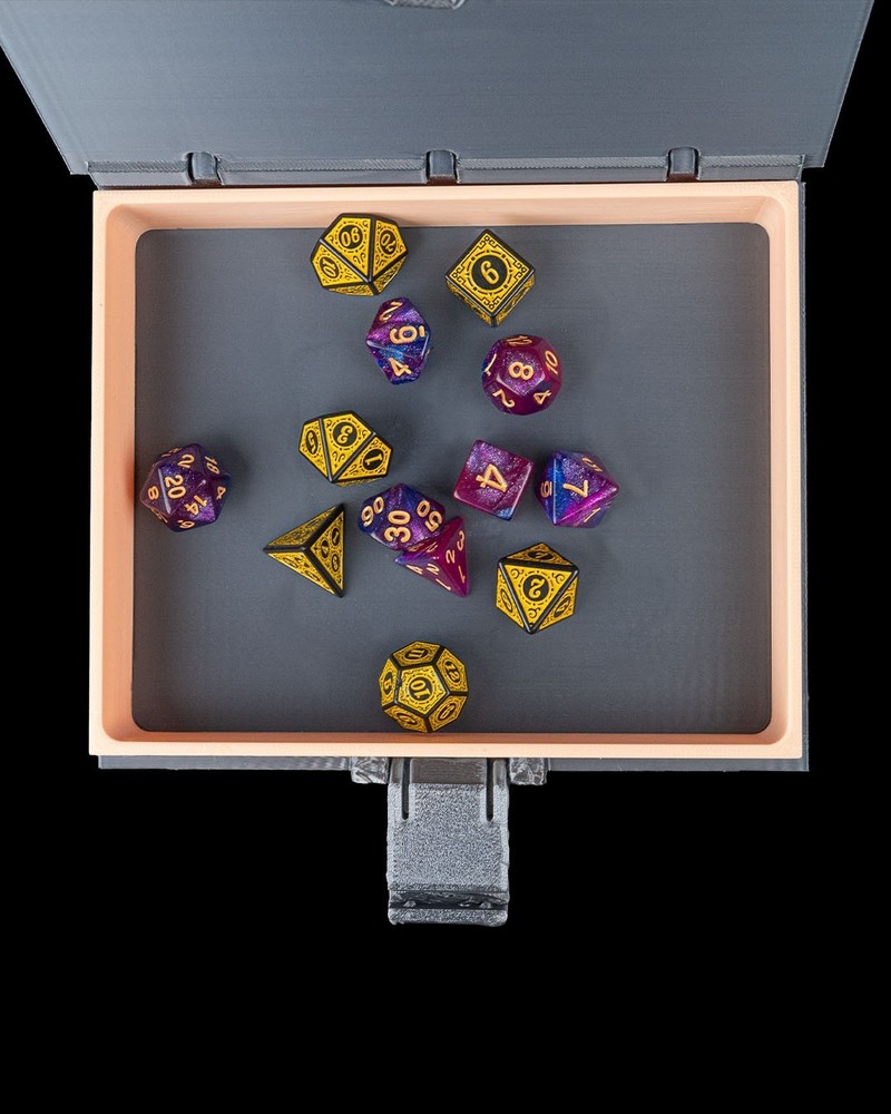 Dragon Eye Dice Storage Box DnD Dice Tray RPG Dice Holder Tabletop Dice Case