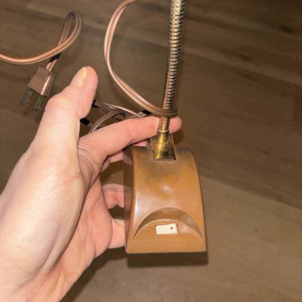 Antique Desk Lamp Adjustable Rare Works ￼