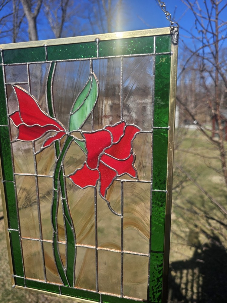 Stained Glass Window Panel Suncatcher