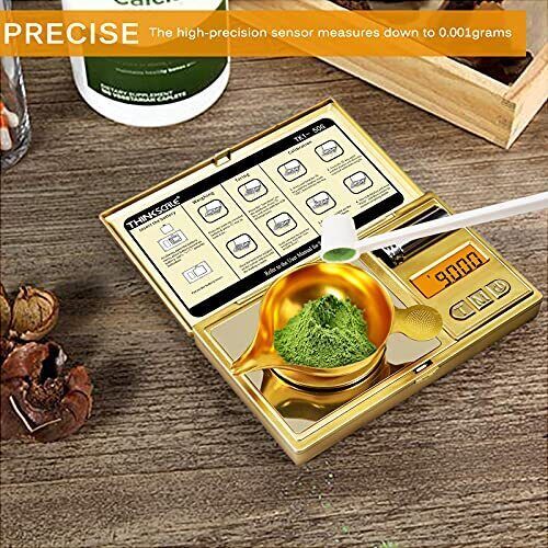 THINKSCALE Milligram Scale, 50g/0.001g Digital Pocket Scale, Mini Gram Scale