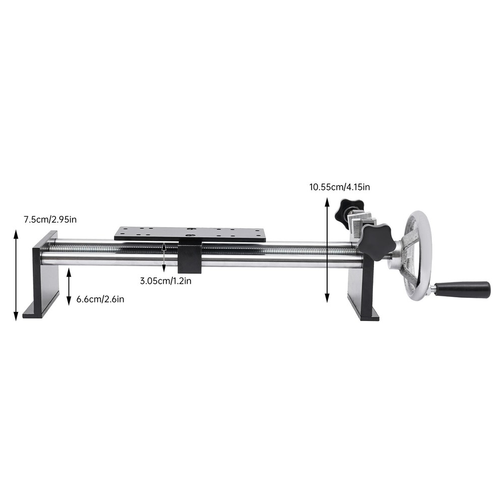 Hand Horizontal Force Gauge Test Stand Push Pull Force Test Stand Black US