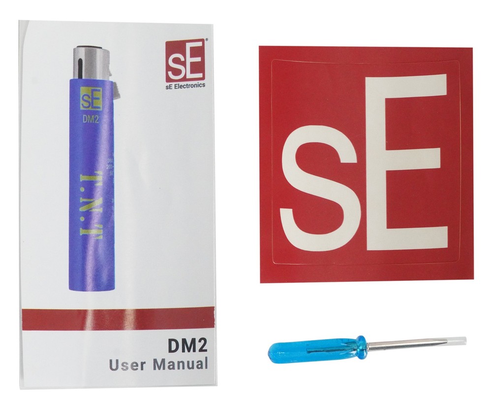 Se Electronics DM2 TNT Microphone Preamp For Dynamic+Passive Ribbon Mics+Cable