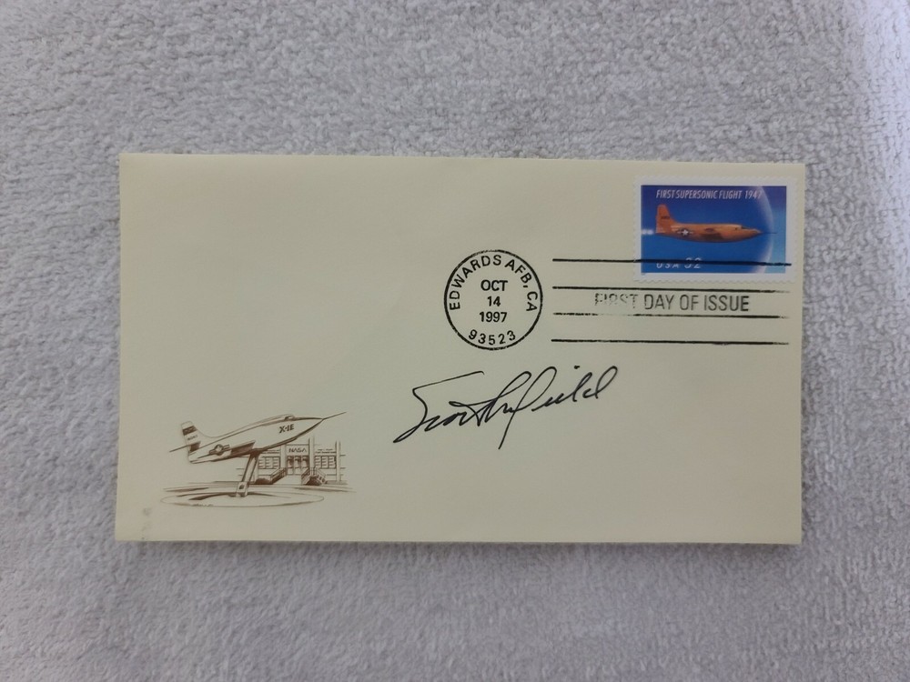 Crossfield, Scott Signed Autograph 10/14/97 | Space Cover