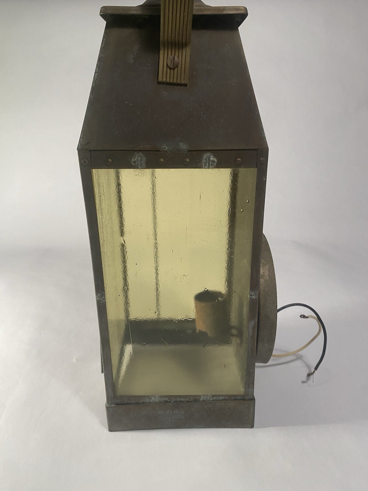 VTG Thomas Industries MOE LIGHT Wall Lantern Copper Patina Outdoor Rustic