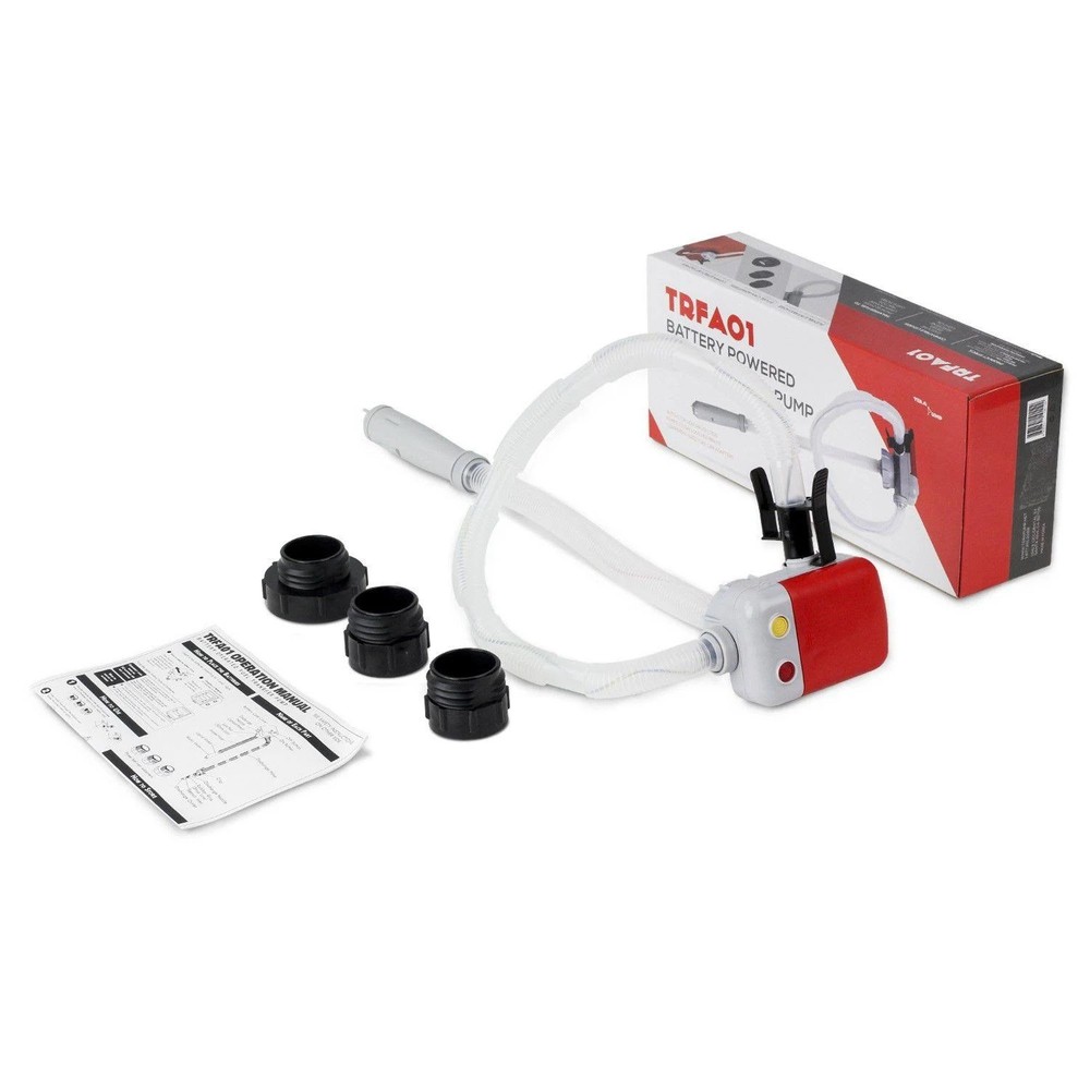 Terapump 20175, One Gray Plastic Battery Powered Transfer Pump Trfa01 Performanc