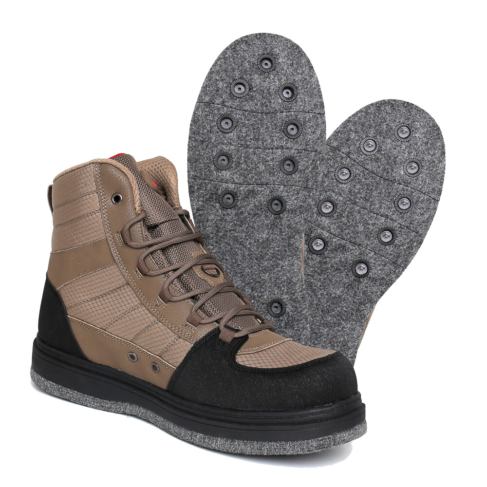 Wading Boots,Waders Boots,Fishing Shoes With Felt Sole and Studs For Fishing