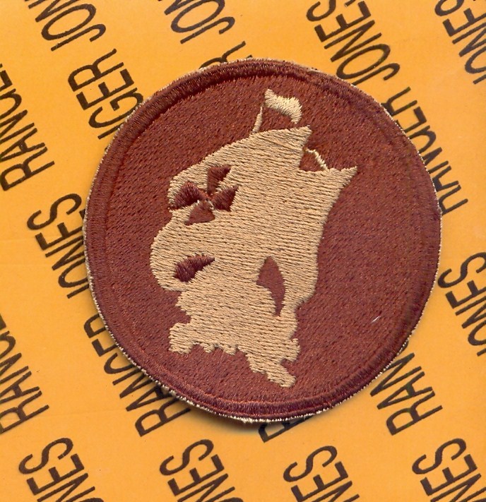 USA Caribbean Defense Command reversed Desert DCU 2.5" patch c/e