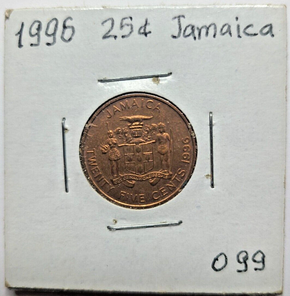 JAMAICA 1996 25c TWENTY-FIVE CENTS  J099