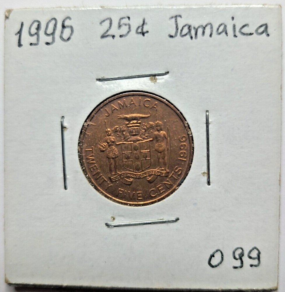 JAMAICA 1996 25c TWENTY-FIVE CENTS J099