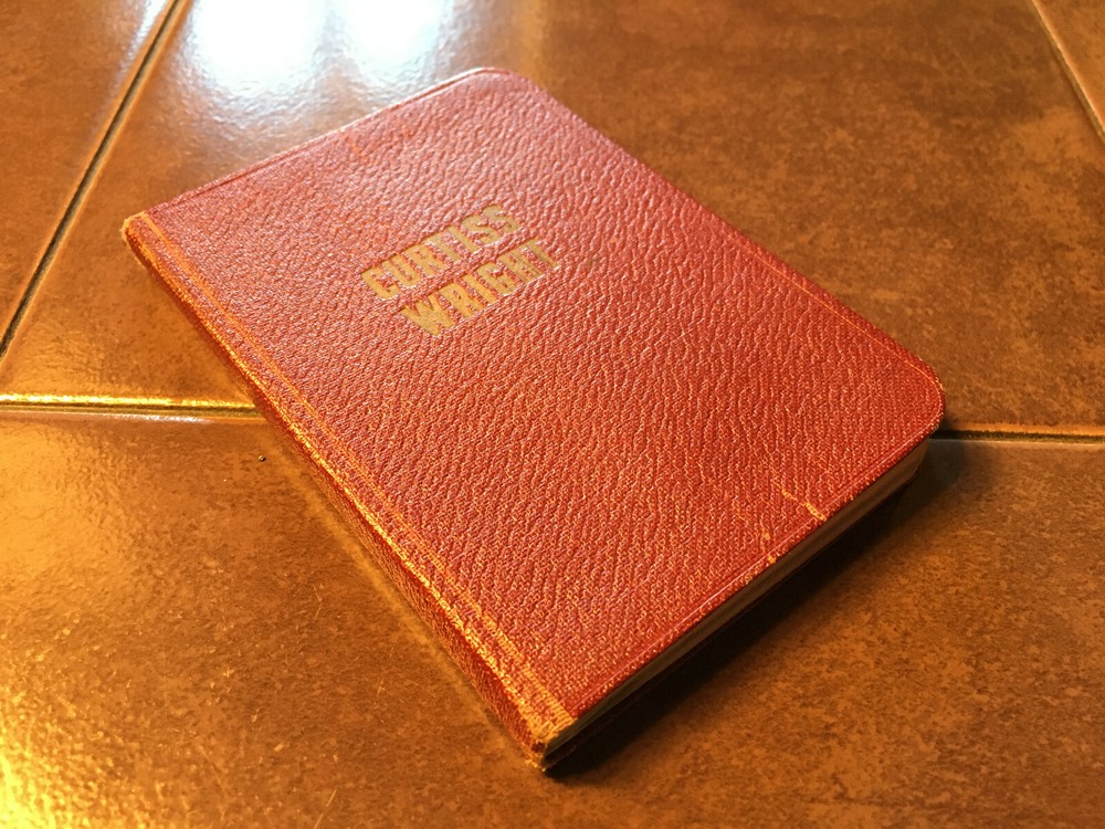 Original 1950 Curtiss-Wright Vest Pocket Handbook