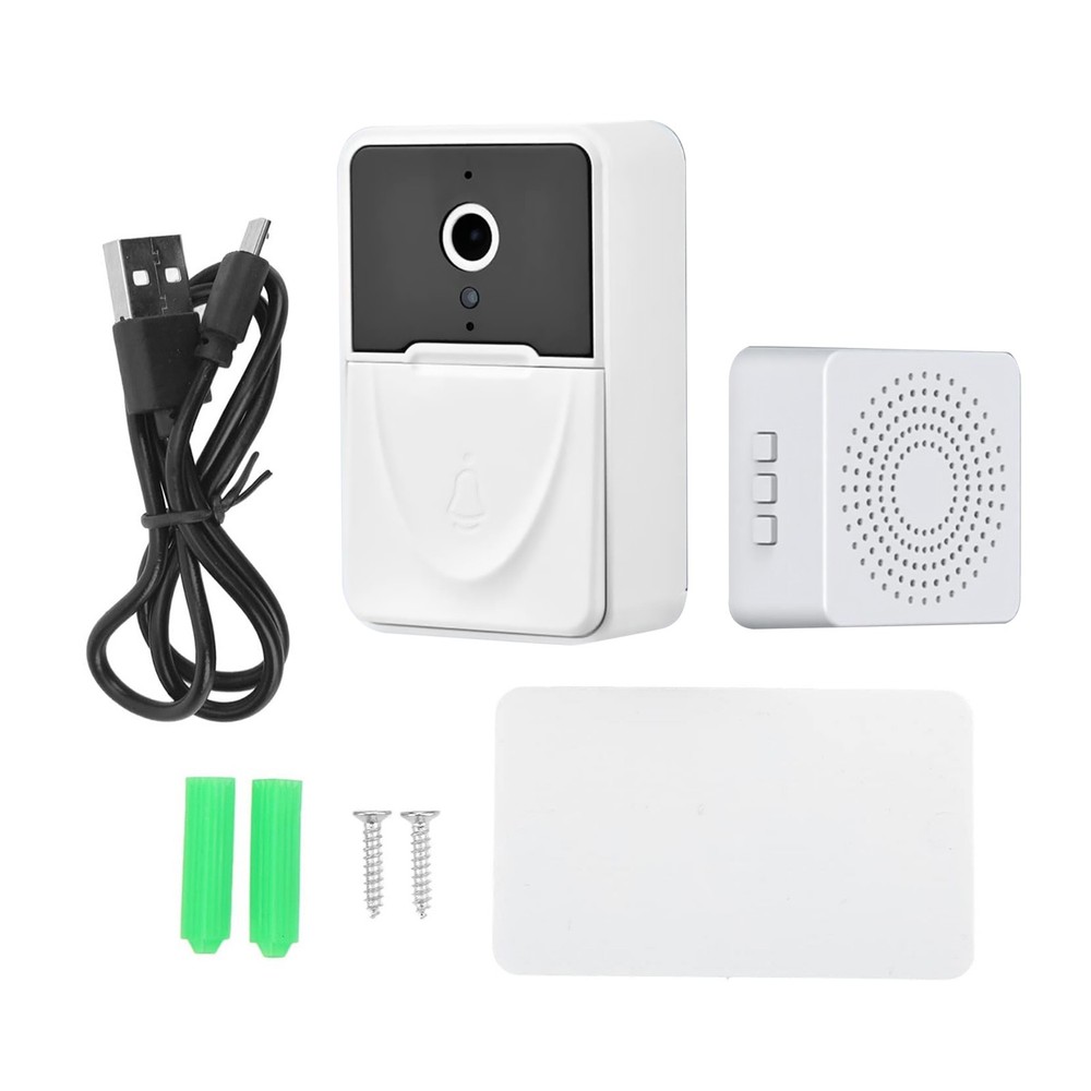 Wireless WiFi Video Doorbell Camera Two Way Audio Intercom Cloud Storage Set