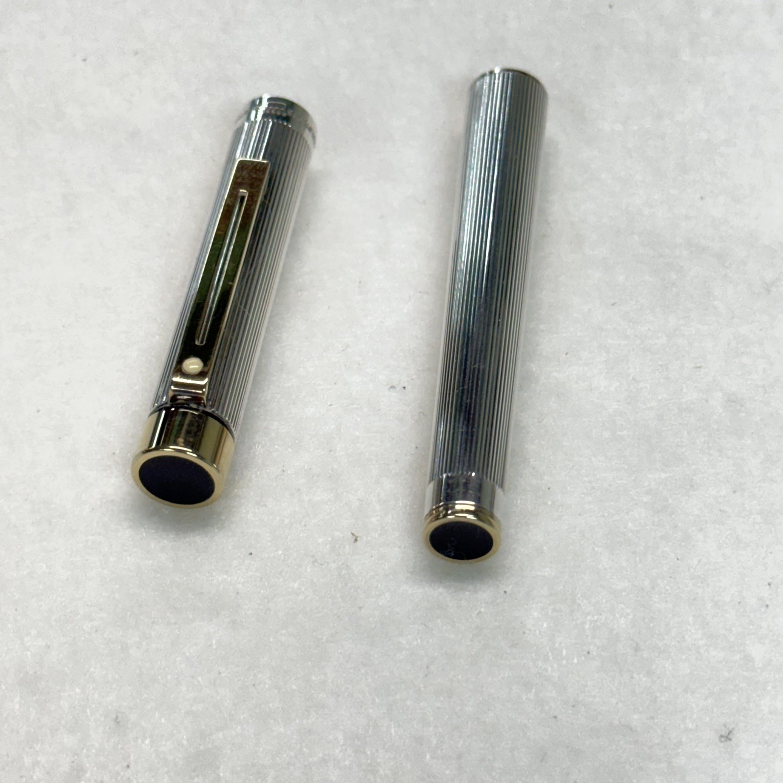 Sheaffer Sterling Silver Targa 1024x Fountain Pen - Excellent Condition