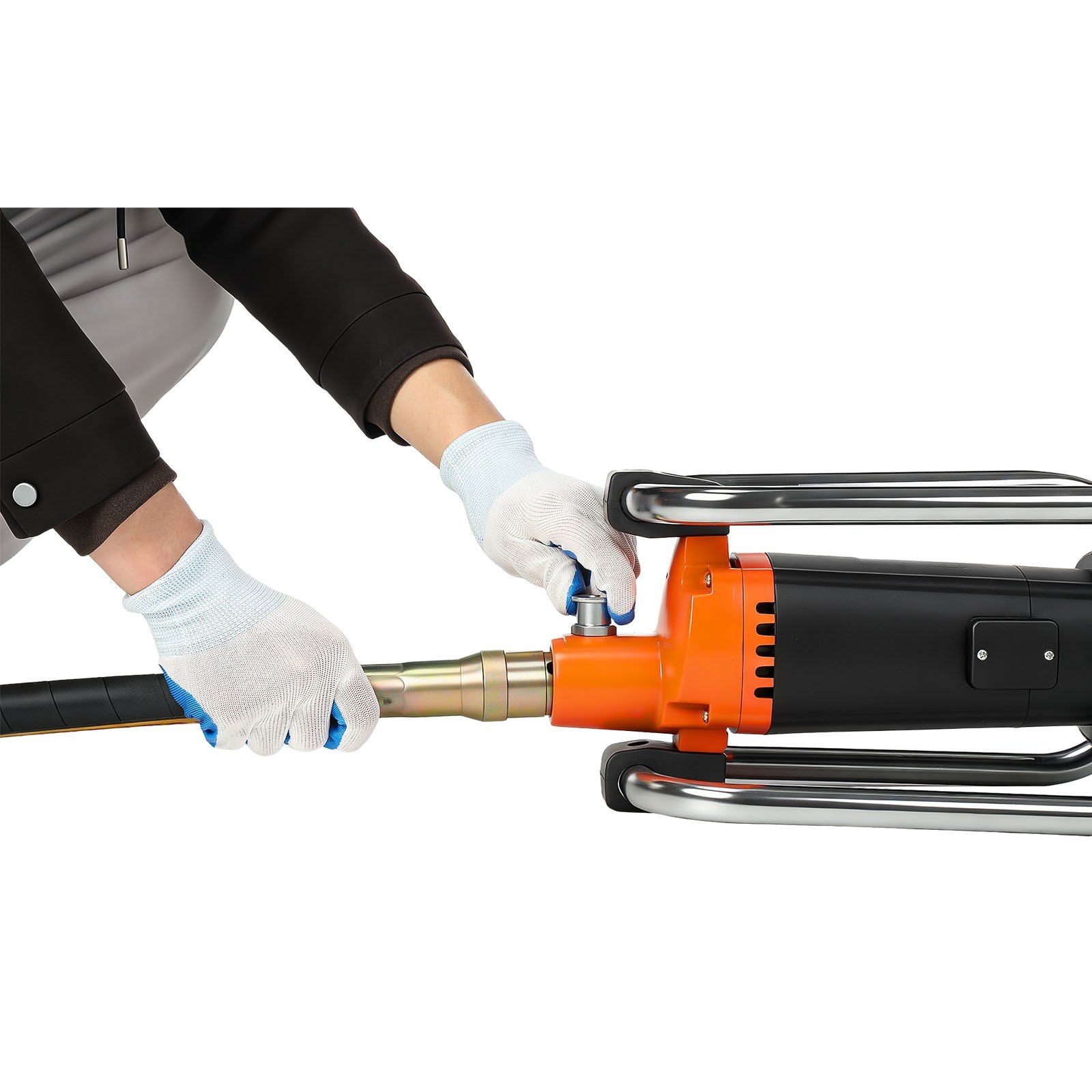 Electric Concrete Vibrator 2000W 14-3/4 feet Poker to Remove Air Bubbles 6m