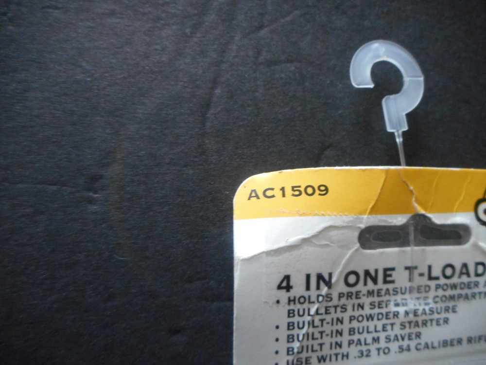 CVA Muzzleloader 4 In One T-Loader # AC1509 ( 5054) As Shown. New