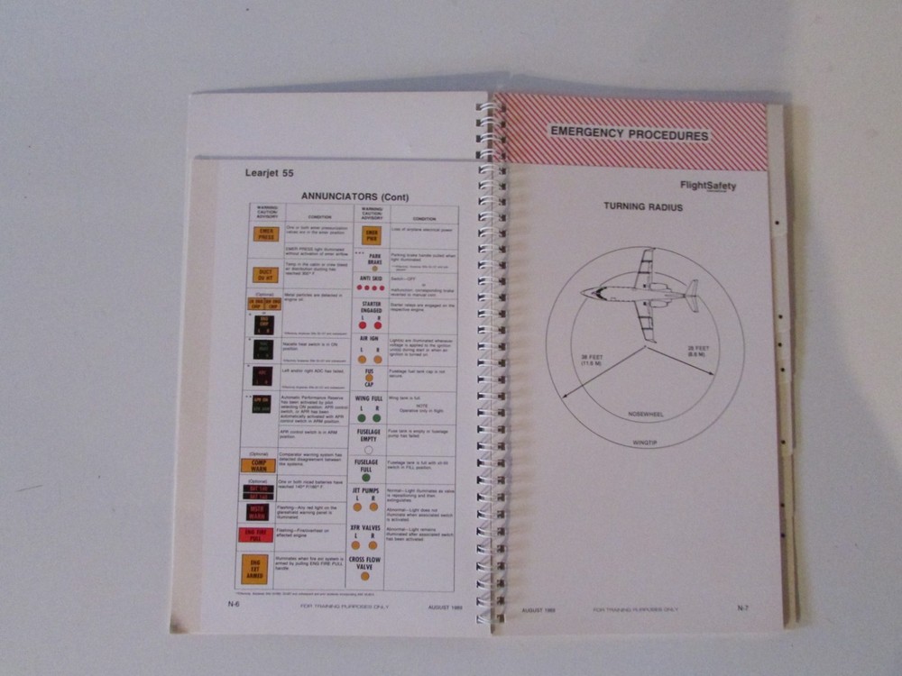 Learjet 55 Pilot Operating, Pilot and Maint checklist, TFE 731 tips