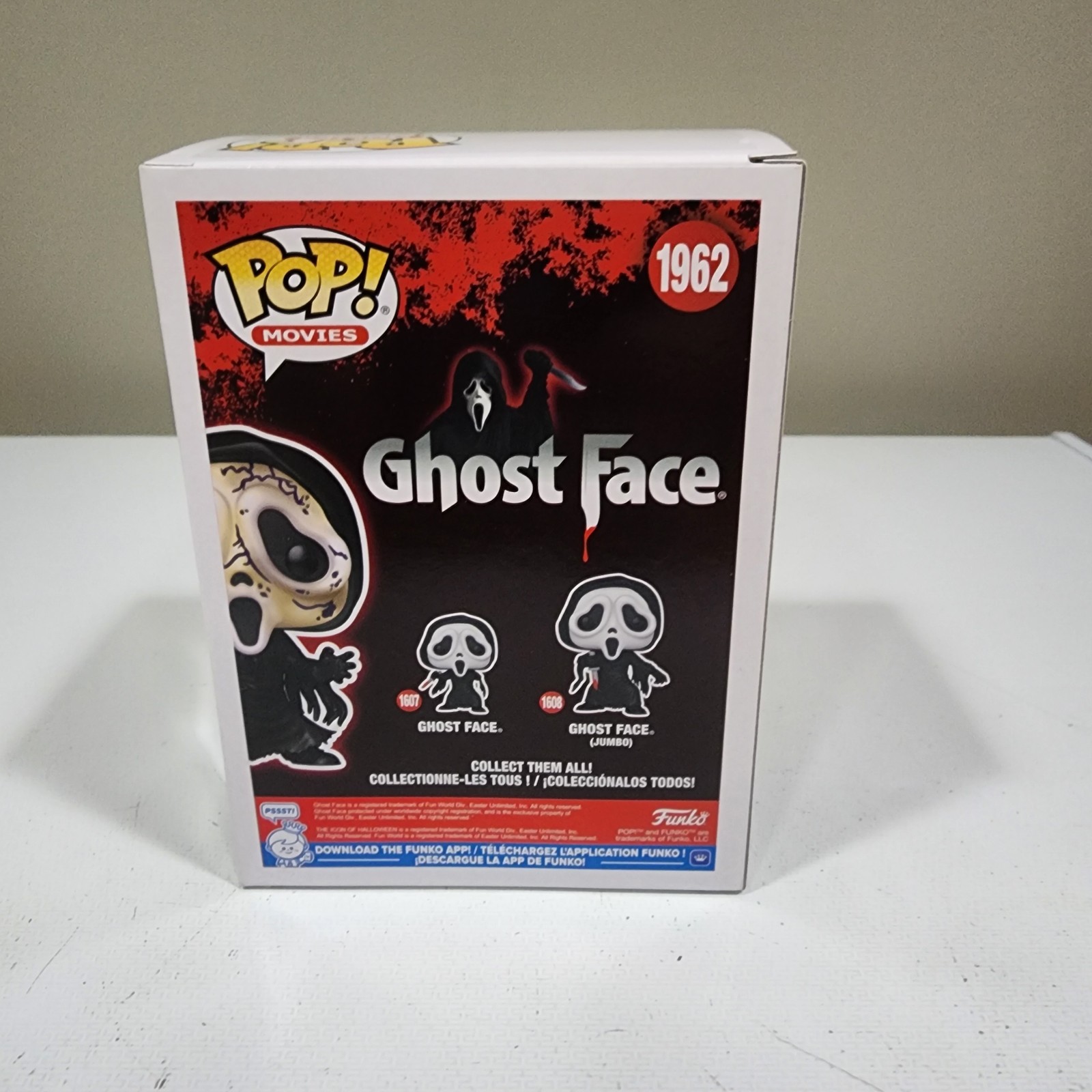 Funko Pop! Movies: (Distressed) GHOST FACE #1962 Target Con 2026 Exclusive
