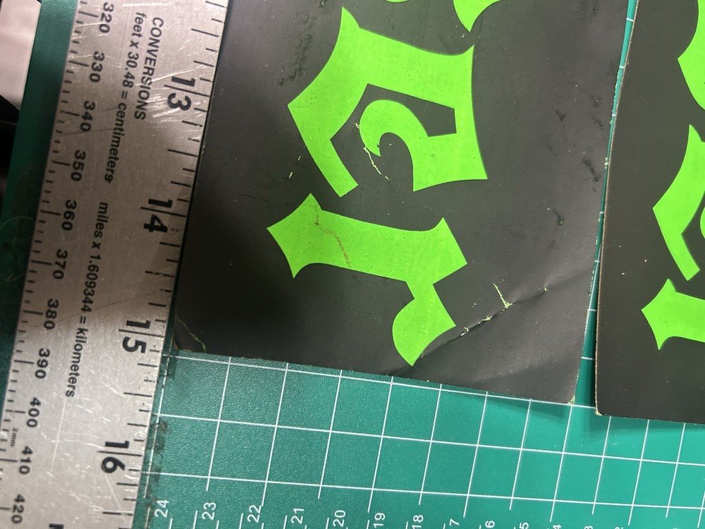 NIX BESSER Bumper Stickers Qty.2