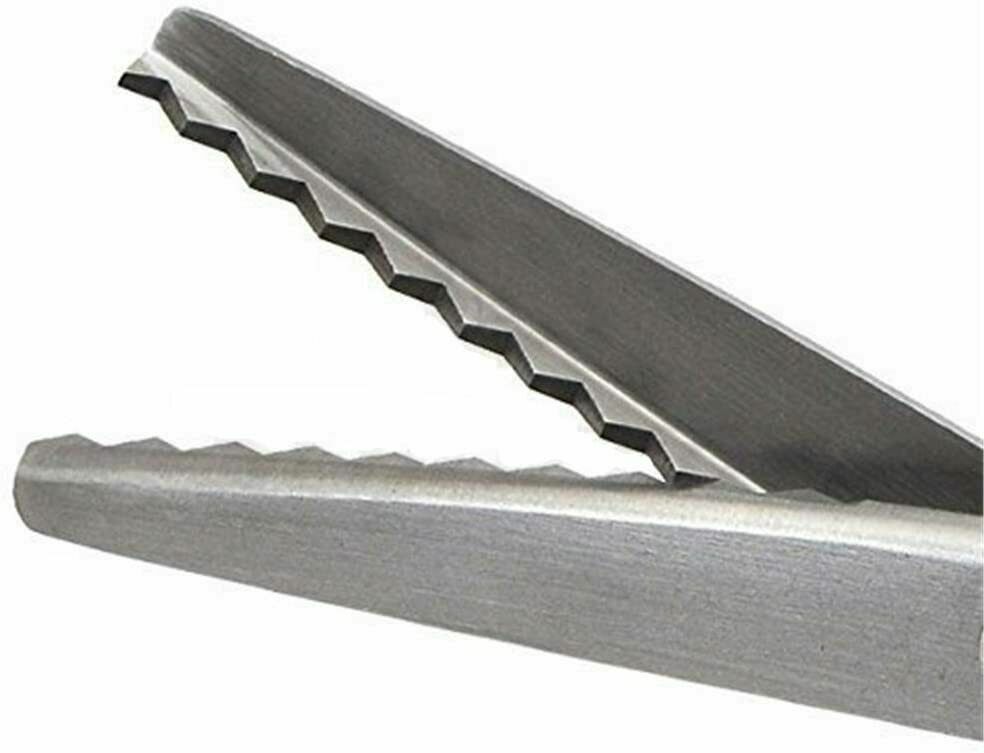 8" Pinking Shears Stainless Steel Crafting Cutting Scissors Zig Zag Pattern